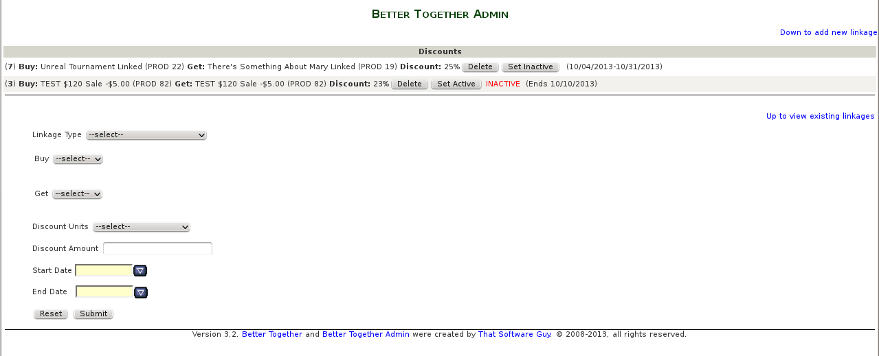 Zen Cart Better Together Admin Panel