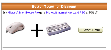 Zen Cart I Want Both offers