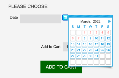 Zen Cart Date Based Product