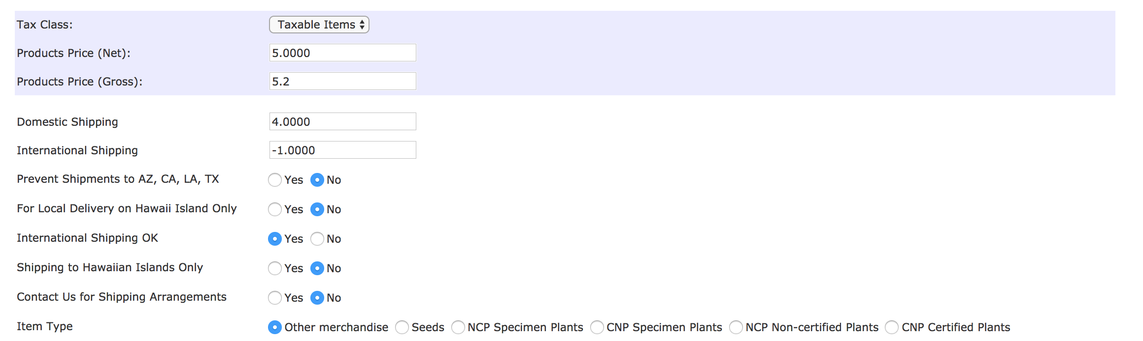 Zen Cart Radio button and Text field additions to a product