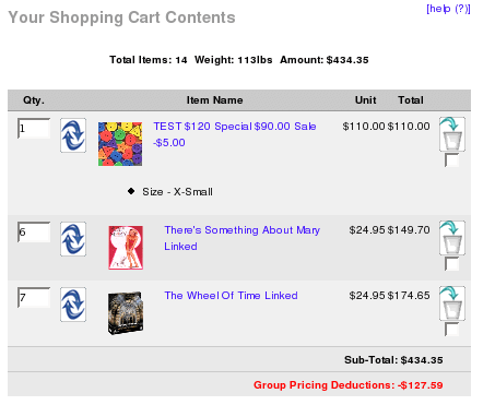 Zen Cart total box