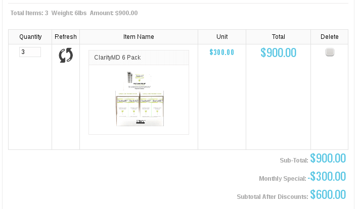 Zen Cart Big Chooser and Discount Preview