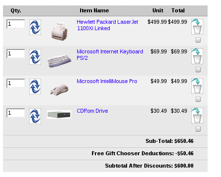 Zen Cart Discount Chooser Admin Panel