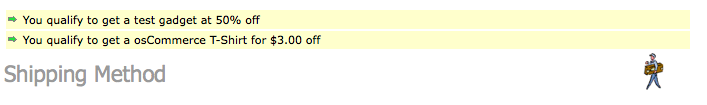 osCommerce Checkout page with Better Together message 