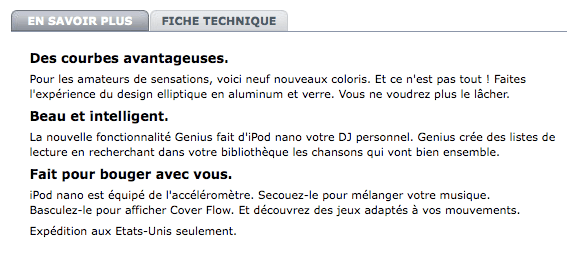 Prestashop Displaying boilerplate in French product definition