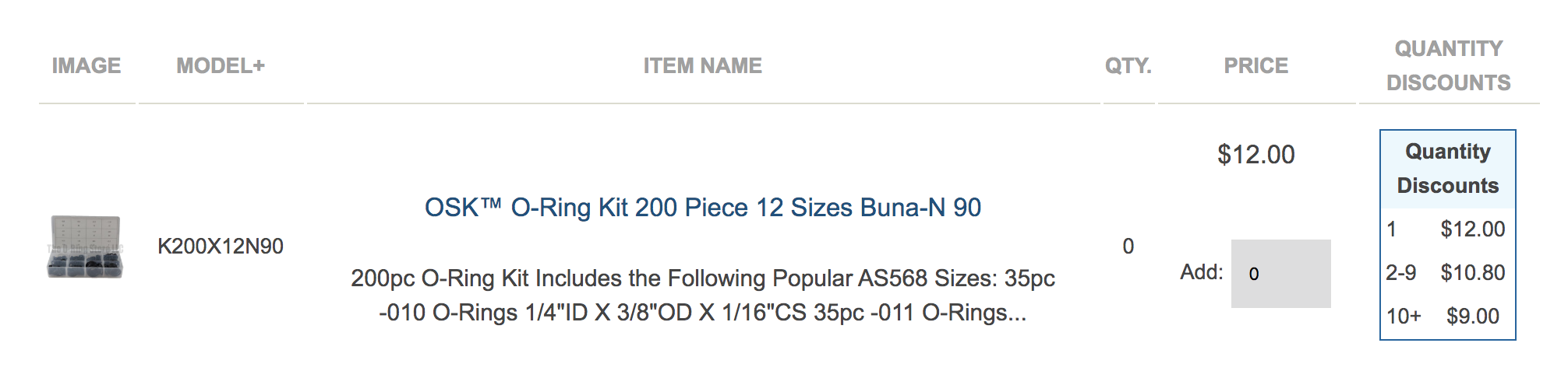 Zen Cart Quantity Discounts on Listing page example 2