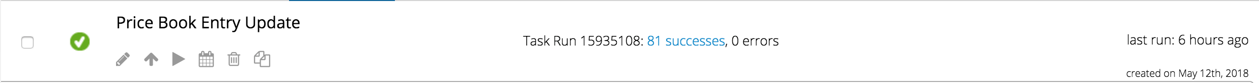 Salesforce Dataloader.io loads Products into Salesforce
