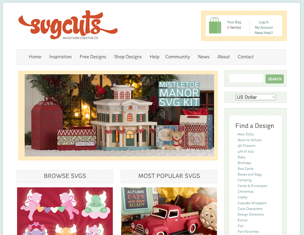 Craft website - Desktop View
