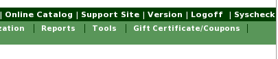 Zen Cart SysCheck on Admin panel