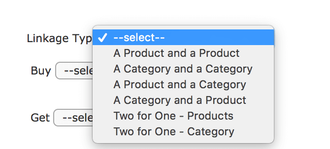 Zen Cart Better Together Admin Linkage Types