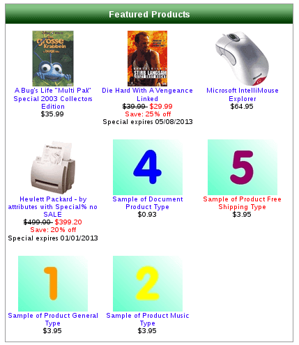 Zen Cart Sale Ending/Special Ending on Centerboxes
