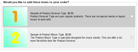 Zen Cart Impulse Buy Items
